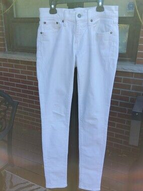 Polo Ralph Lauren Thomkins White Skinny Jeans - Classic Five-Pocket